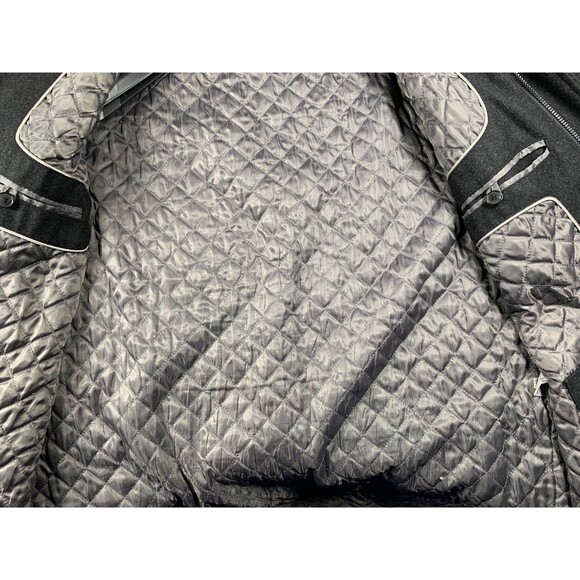 Calvin Klein Coat Men’s M Black Mid Length Wool Blend Lined Business Classic - Picture 14 of 14